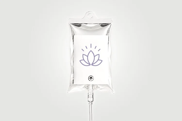 Super Enhanced Myers&rsquo; IV bag for IV therapy at Panda Revival Lab in Surrey