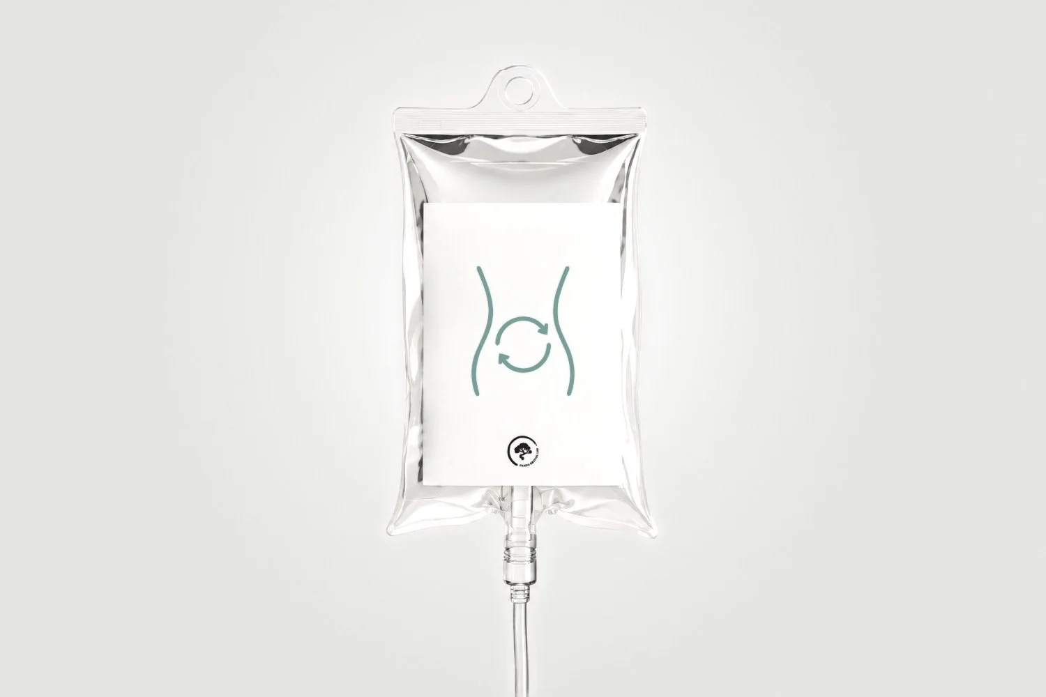 Detox IV bag for IV therapy at Panda Revival Lab in Surrey
