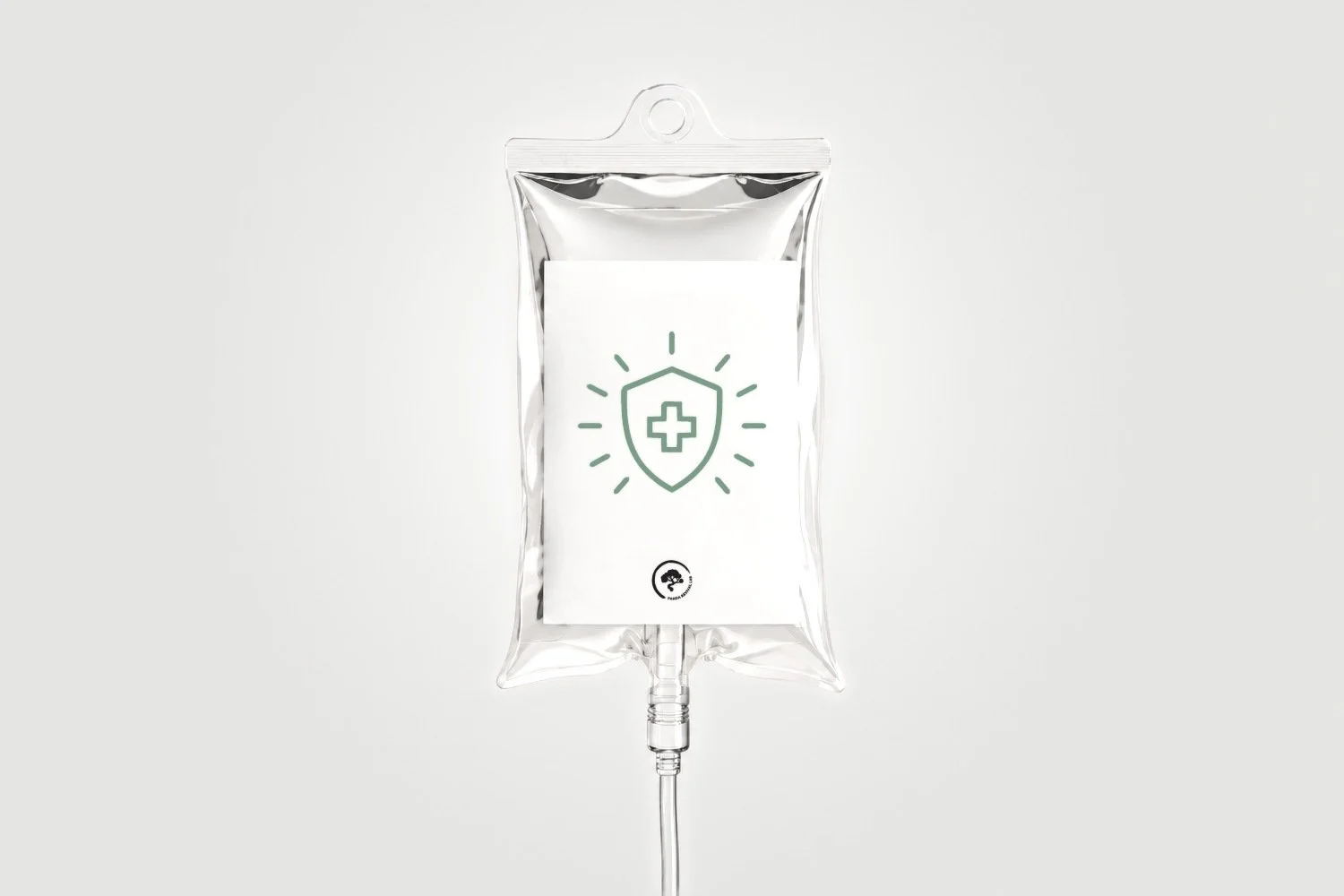 Super Immunity IV bag for IV therapy at Panda Revival Lab in Surrey