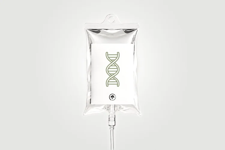 Longevity IV bag for IV therapy at Panda Revival Lab in Surrey