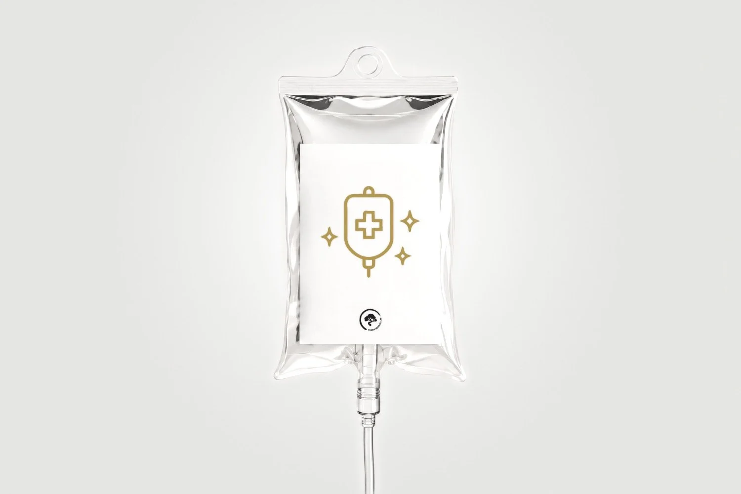 Stress IV bag for IV therapy at Panda Revival Lab in Surrey