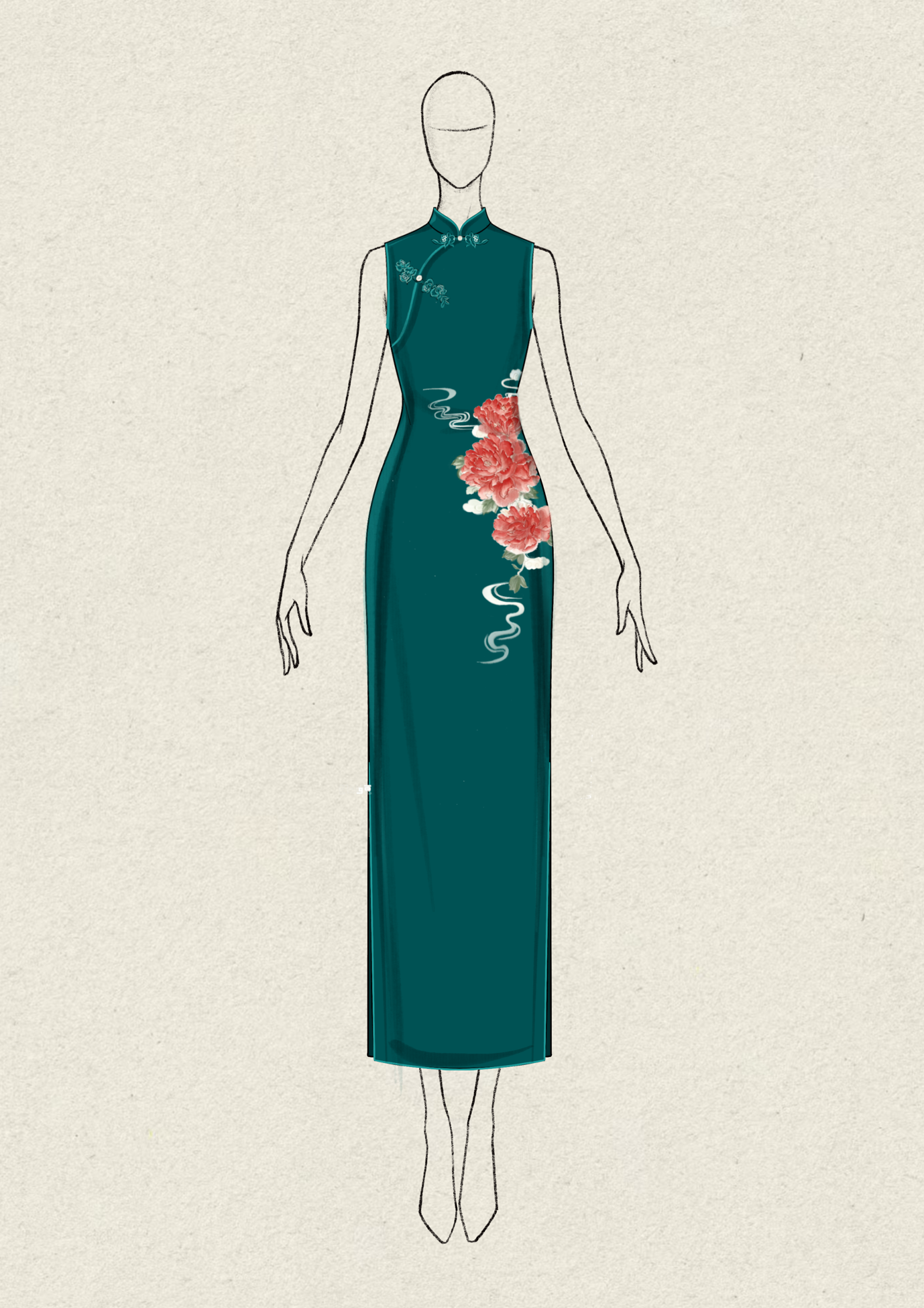 Exclusive Custom QiPao 5