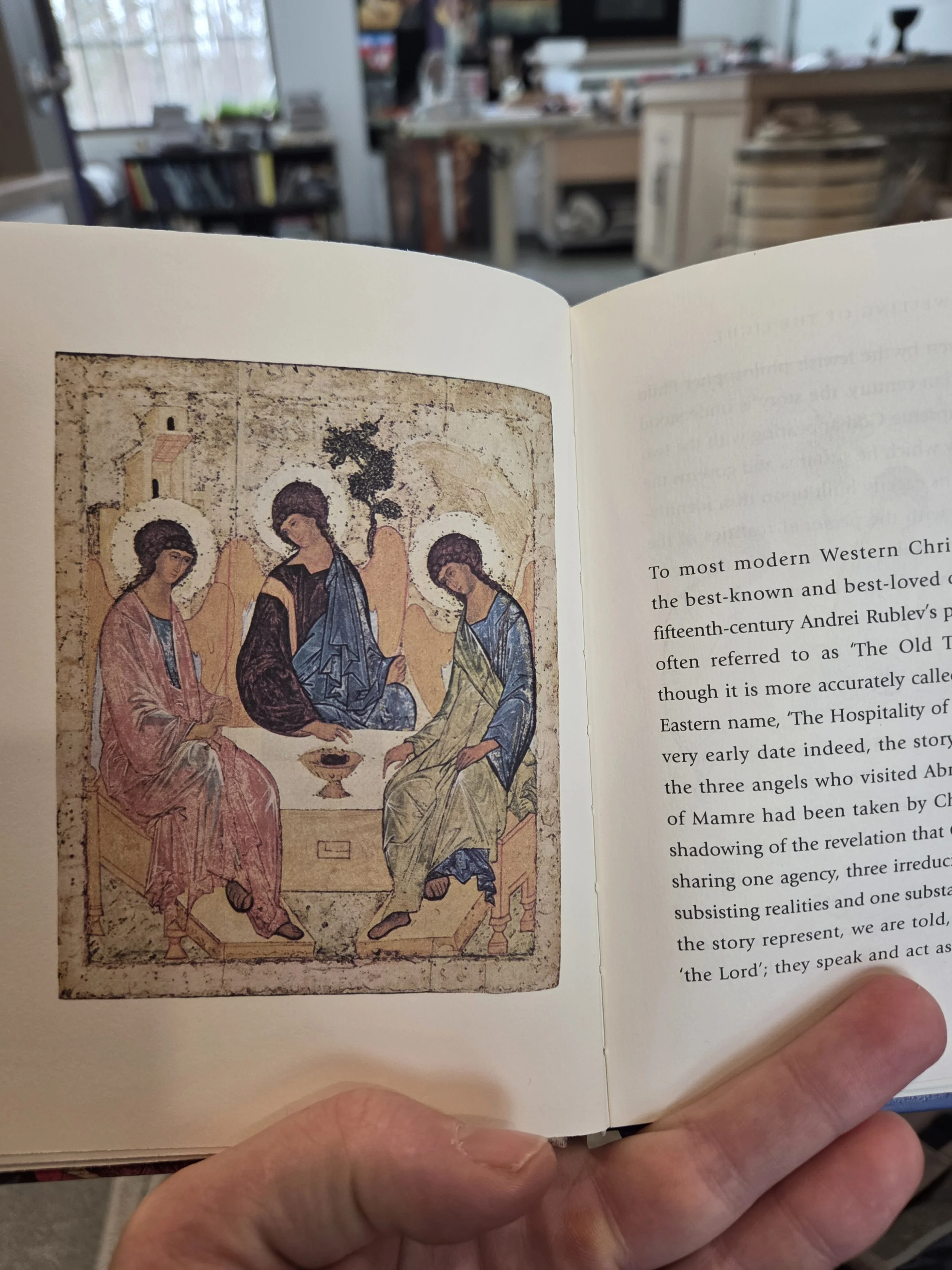 The Trinity Icon on the page