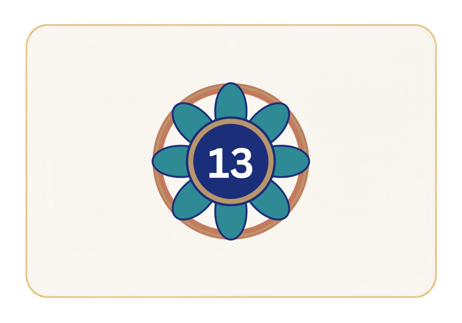 Card 13 back