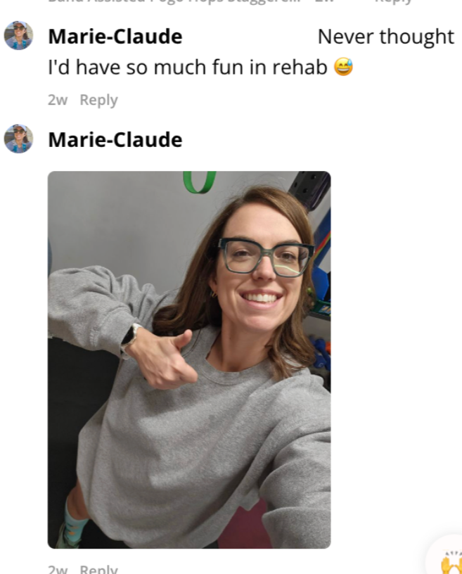 Marie-Claude cleared to run