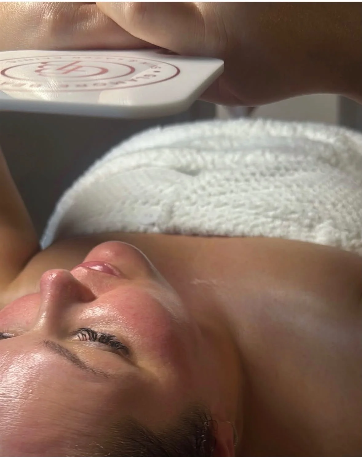 Medical grade dermaplaning facial with laser light therapy in Brampton
