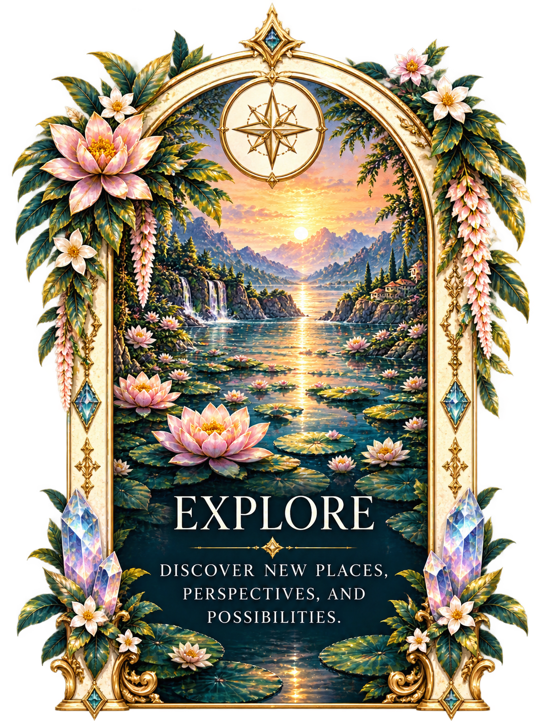 Explore — Discover new places, perspectives, and possibilities.