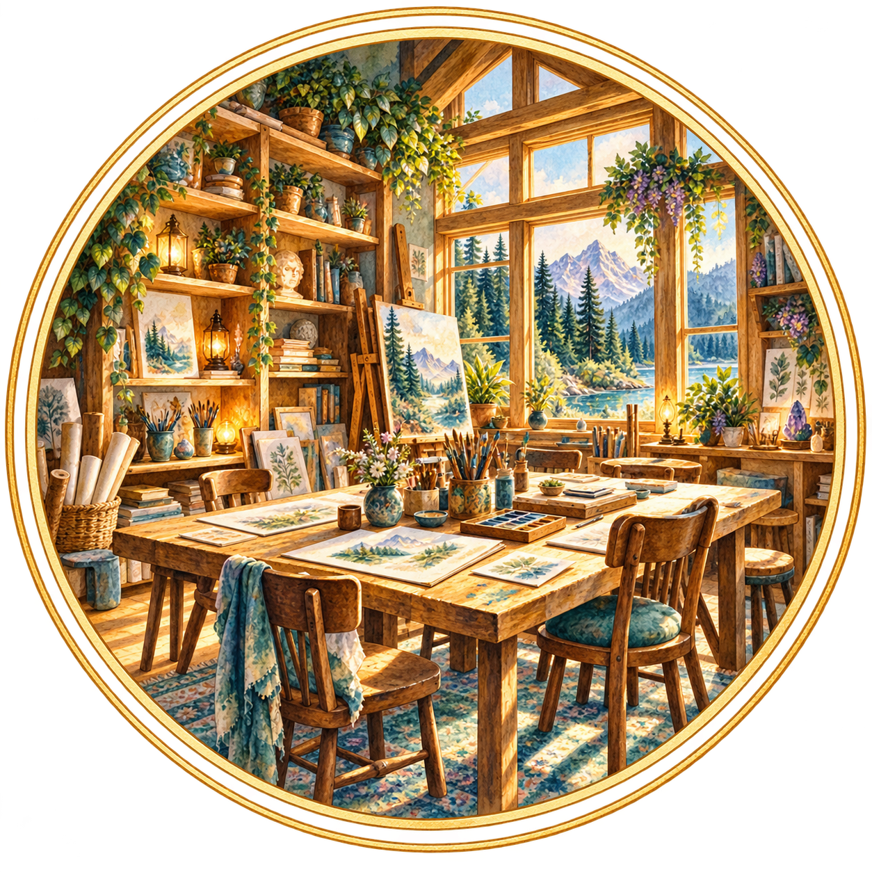 Art classroom and workshop