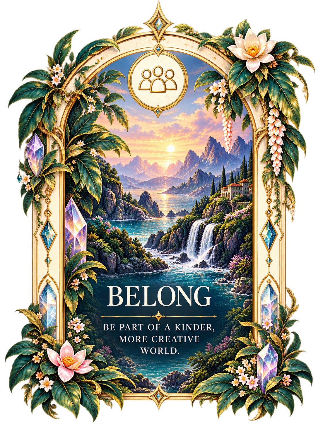 Belong — Be part of a kinder, more creative world.