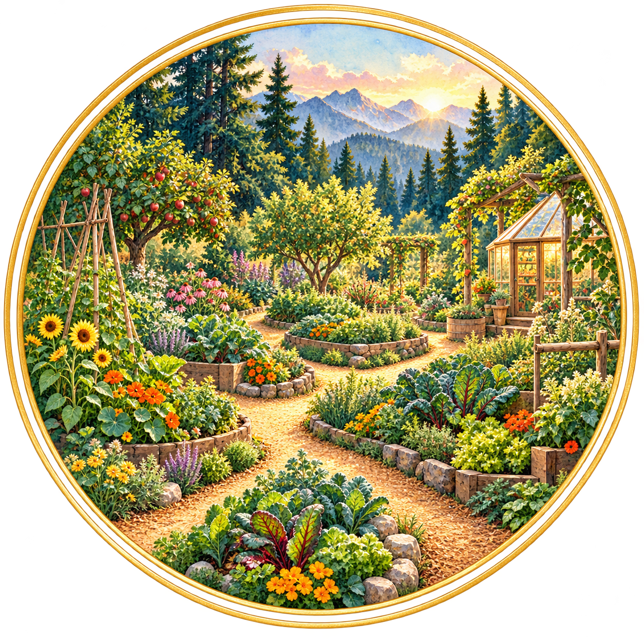 Regenerative garden and food forest