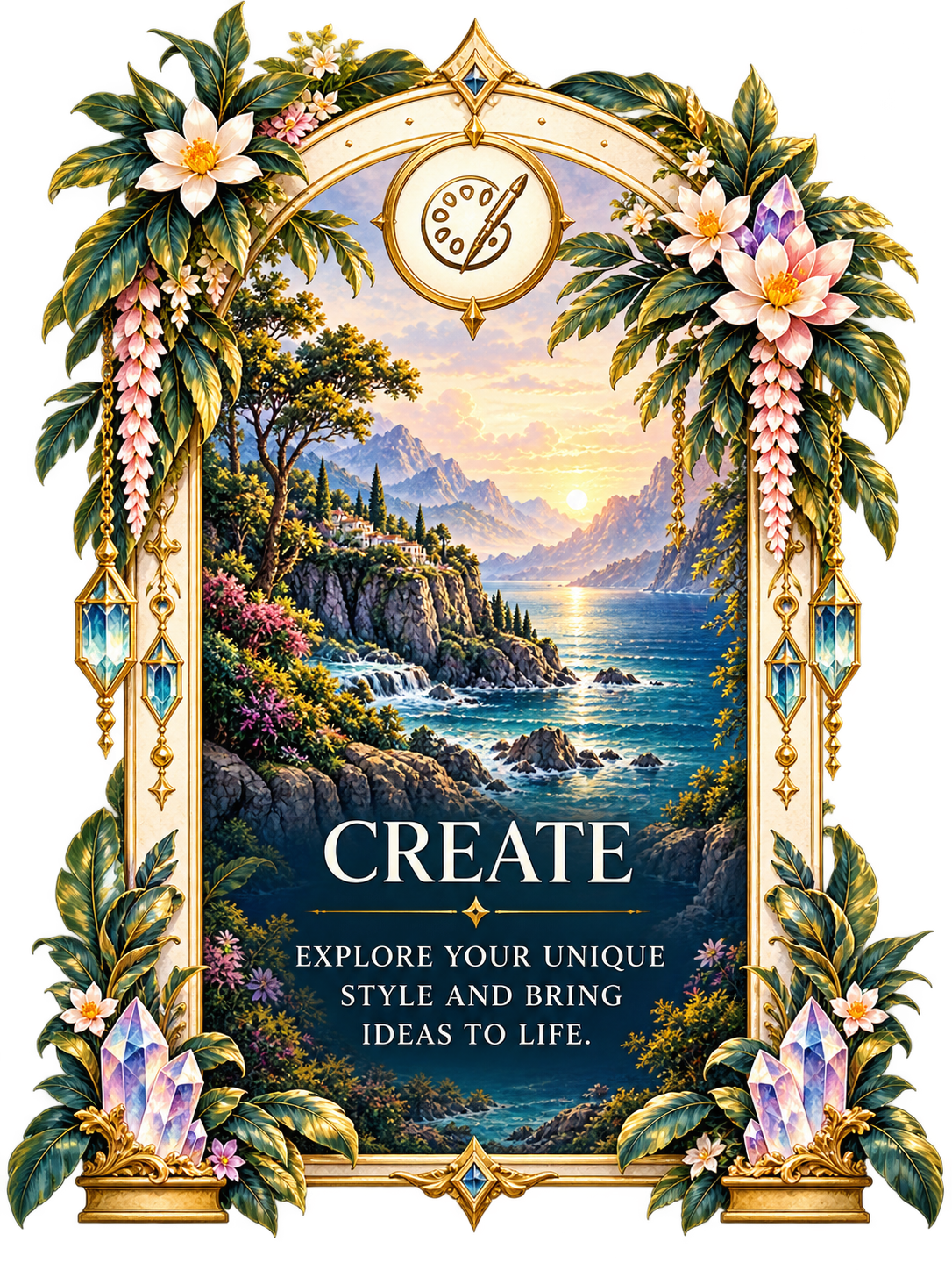 Create — Explore your unique style and bring ideas to life.