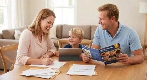考査料納入、願書・必要書類提出