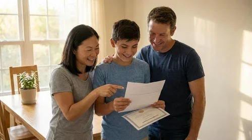 試験結果をご連絡いたします