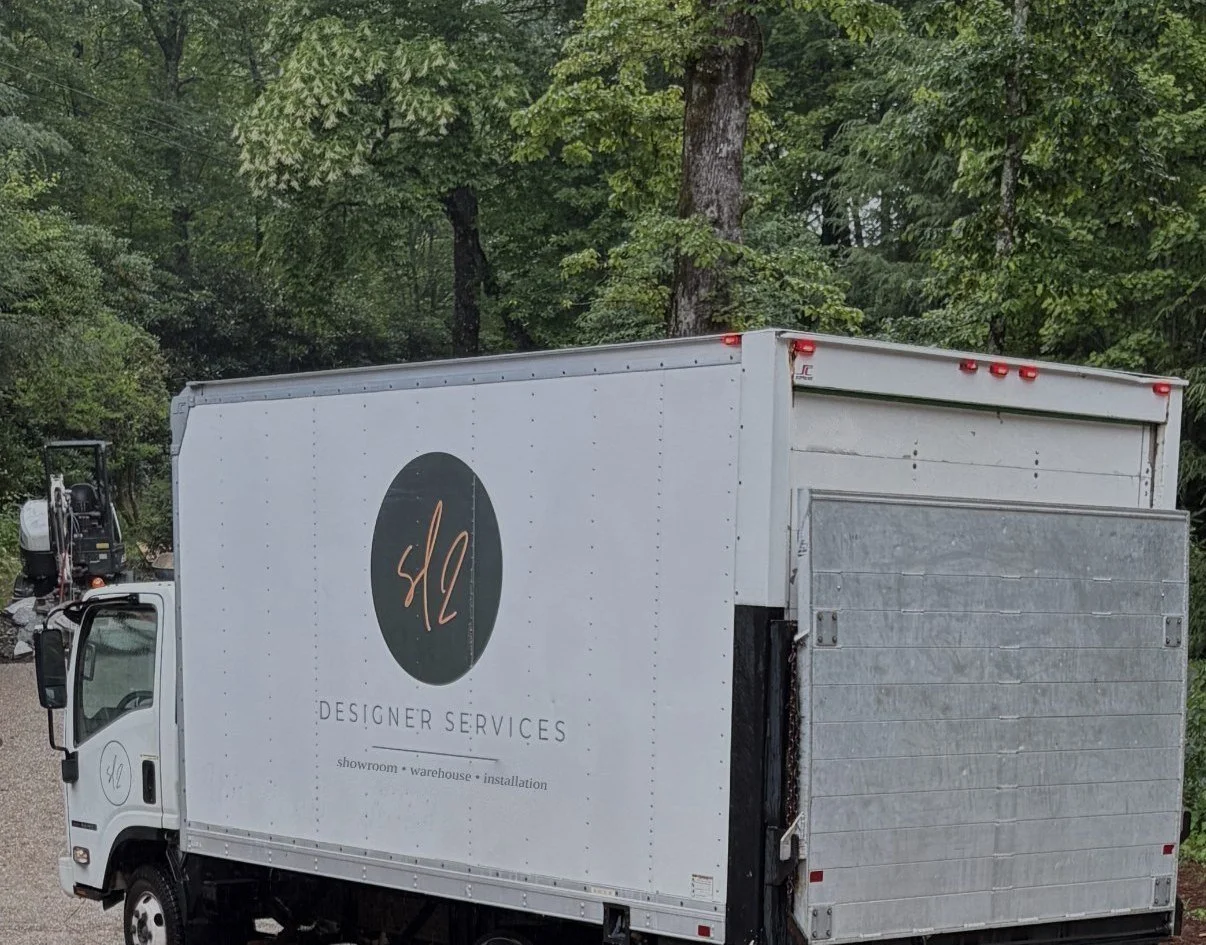 SL2 Designer Services box truck with logo, Greenville SC