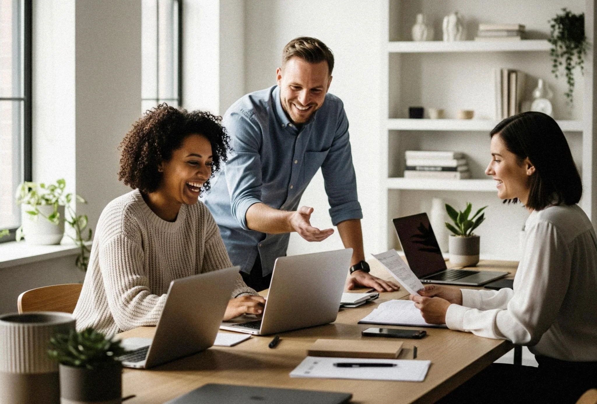 Wholesale Energy advisor collaborating with business clients