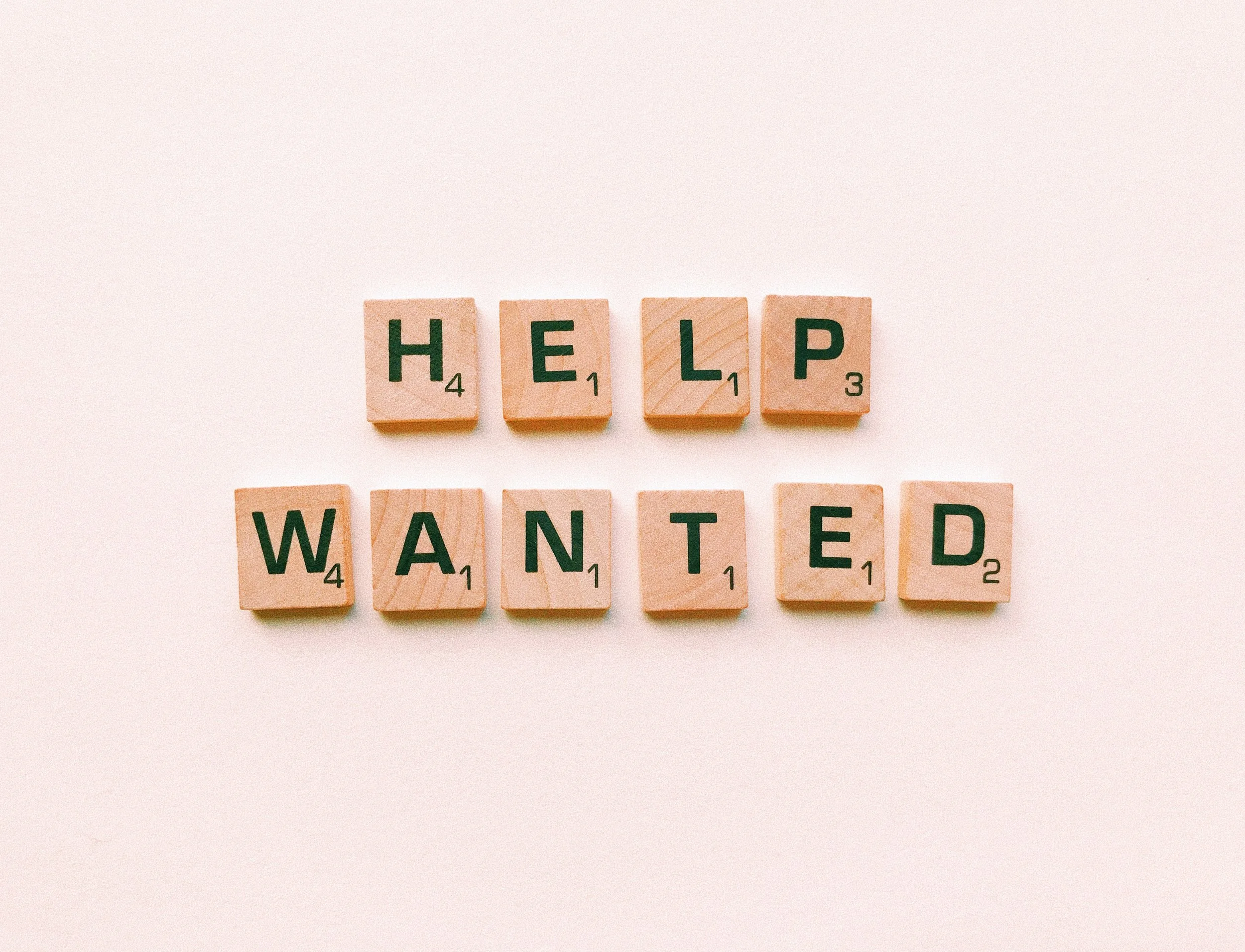 Wooden-tile letter phrase commission
