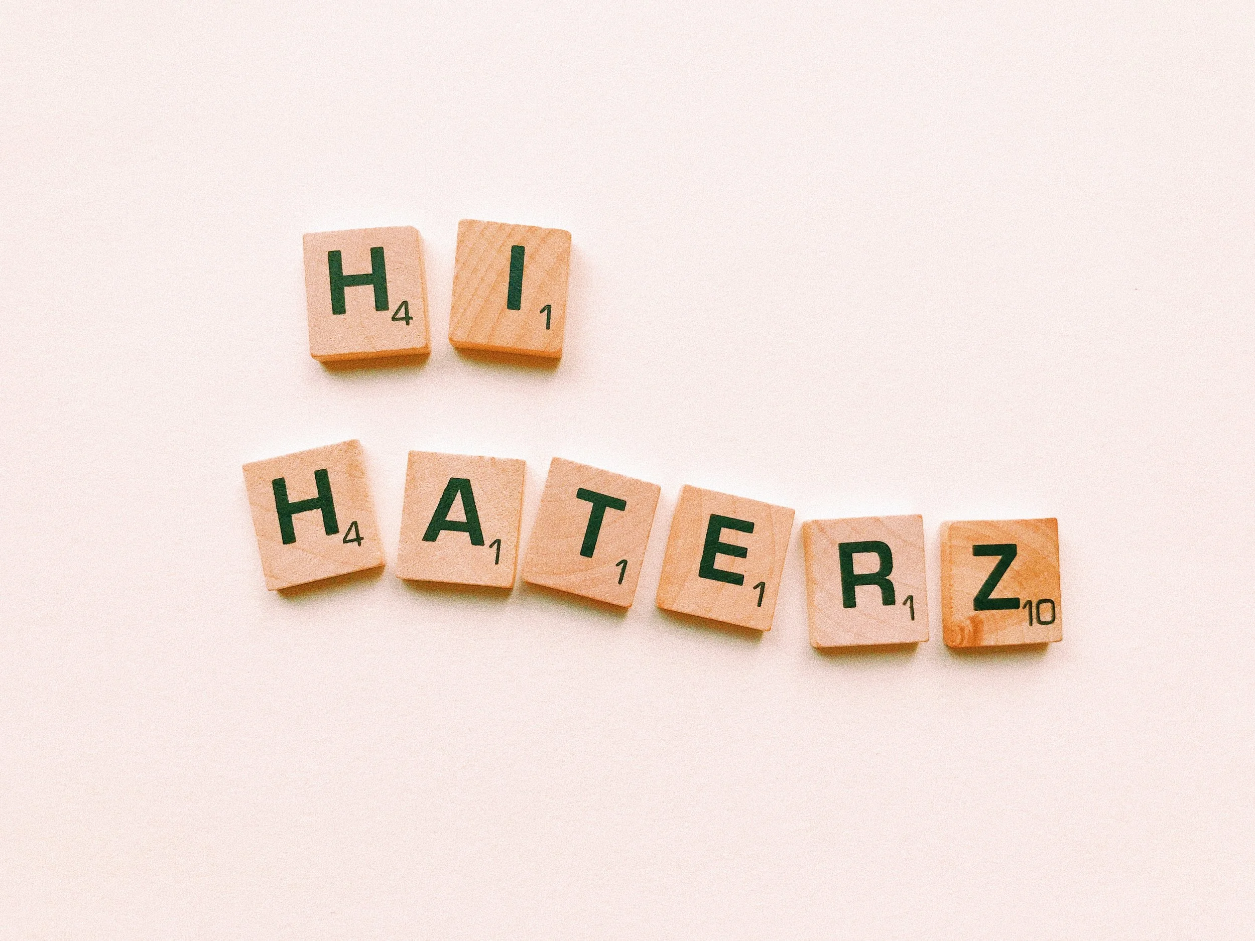 Wooden-tile letter phrase commission