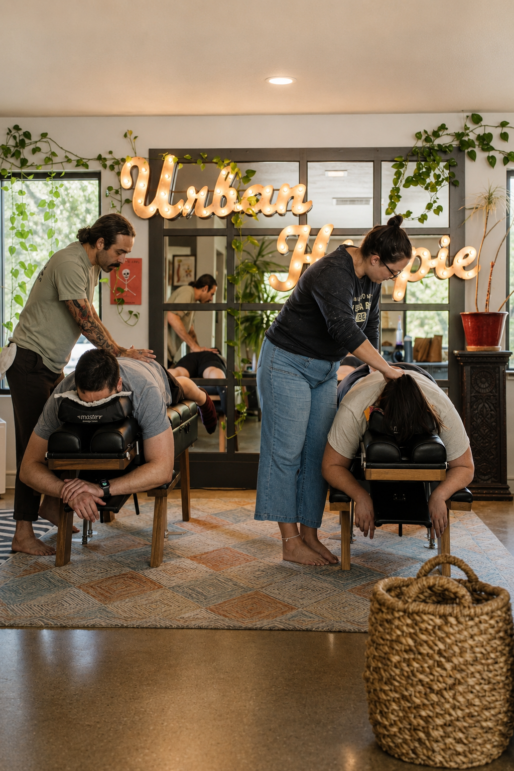Personalized chiropractic care at Urban Hippie Wellness Collective in Oak Cliff Dallas