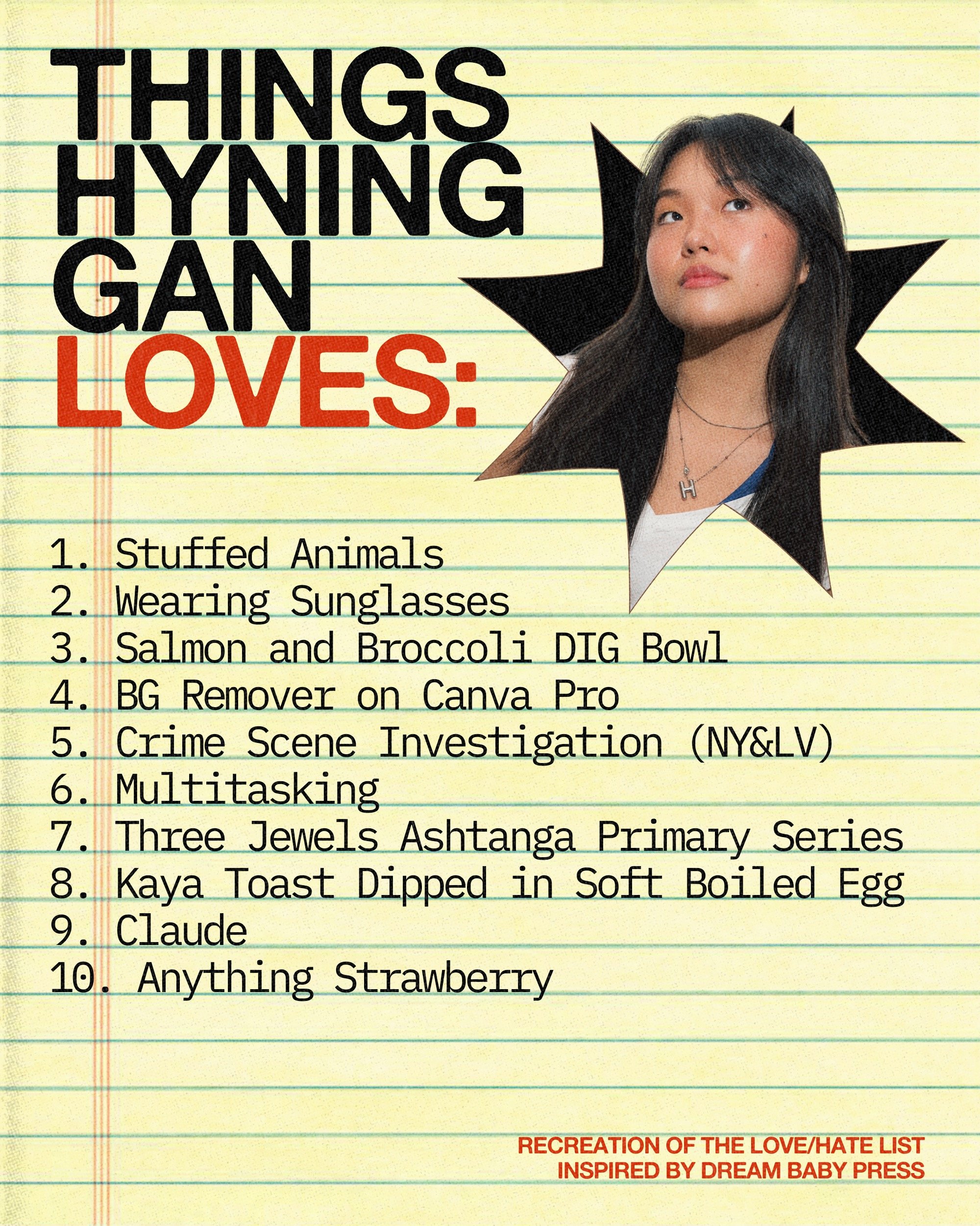Things Hyning LOVES