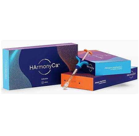 HArmonyCa product packaging and syringe