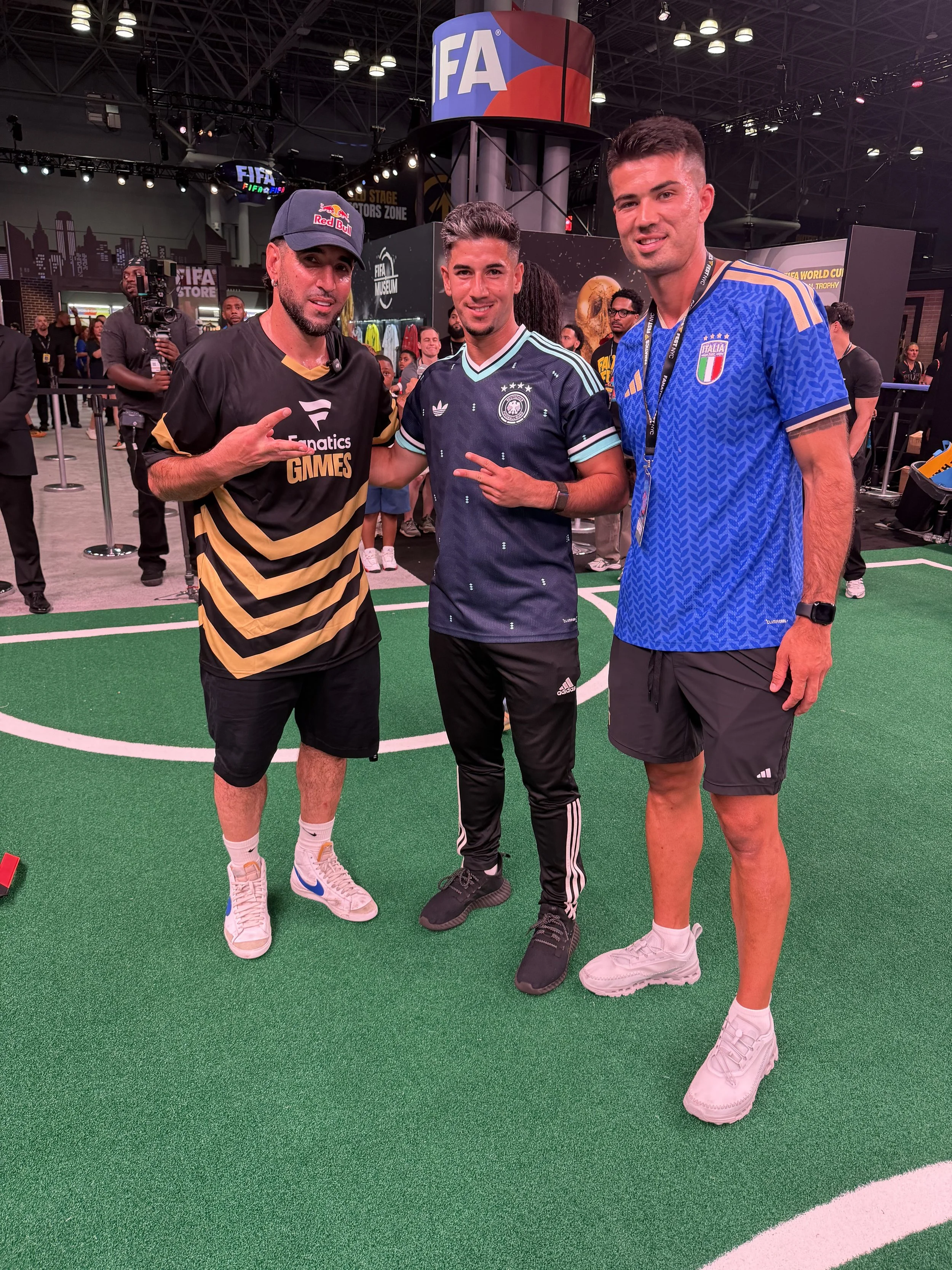 Leo and Saad with Sean Garnier