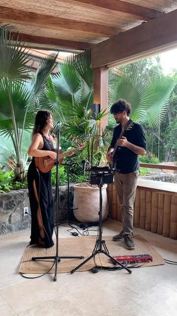 Nablo performing at Manglar Restaurant Terrace, Prieta Beach Club
