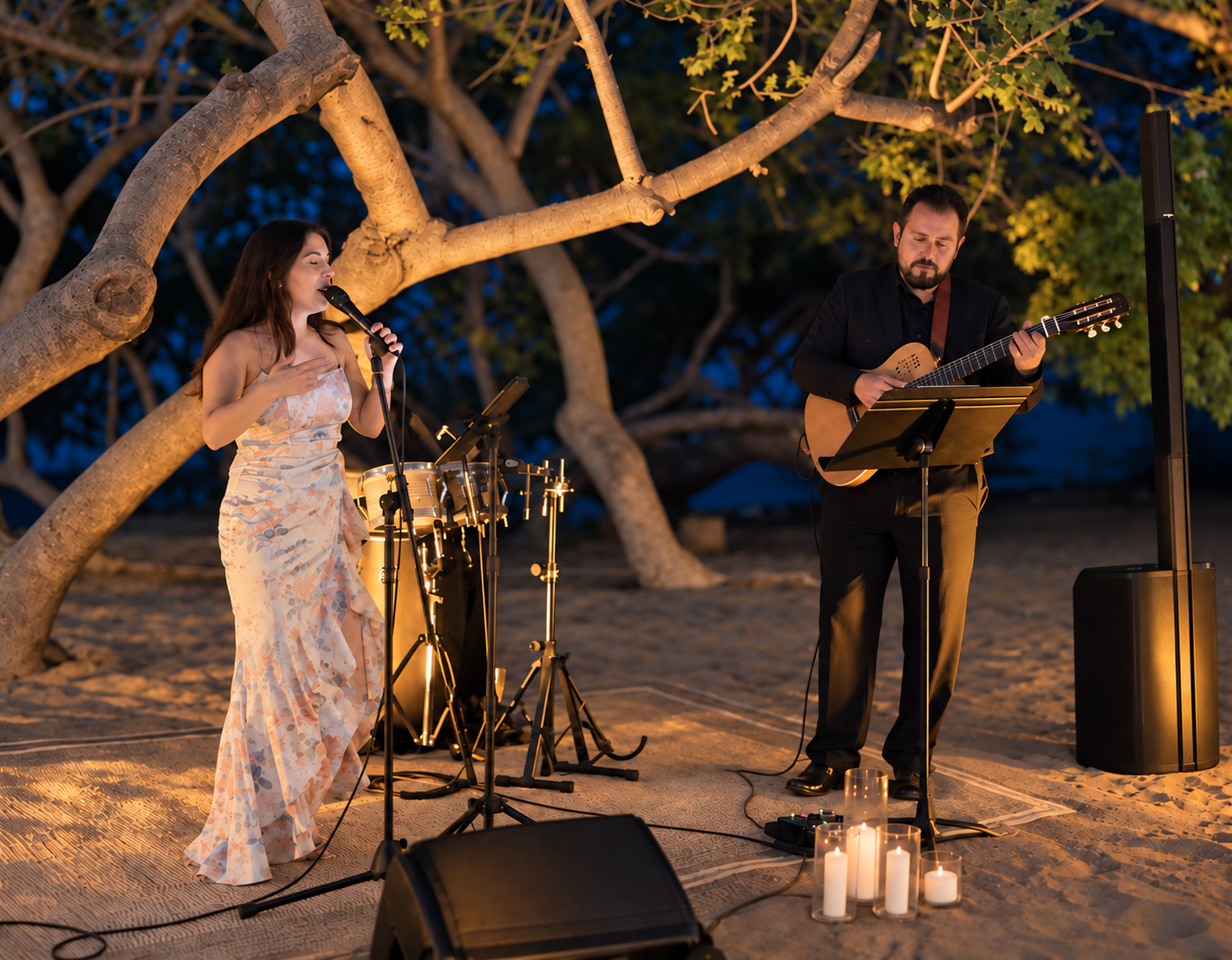 Sammy performing at Prieta Beach Club