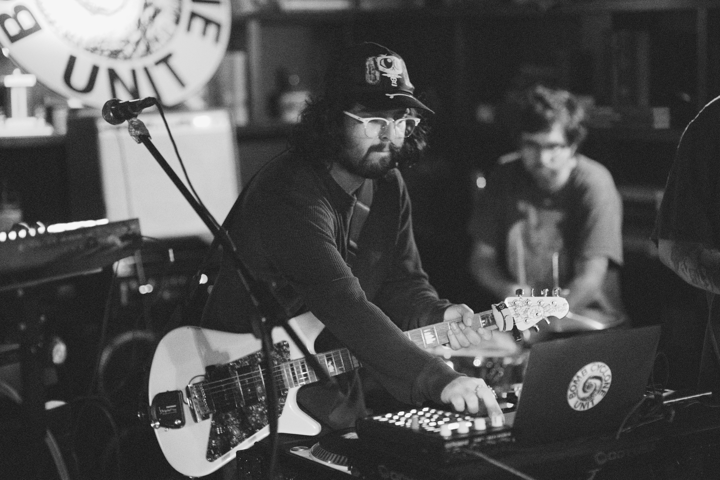 G!O on guitar and turntables