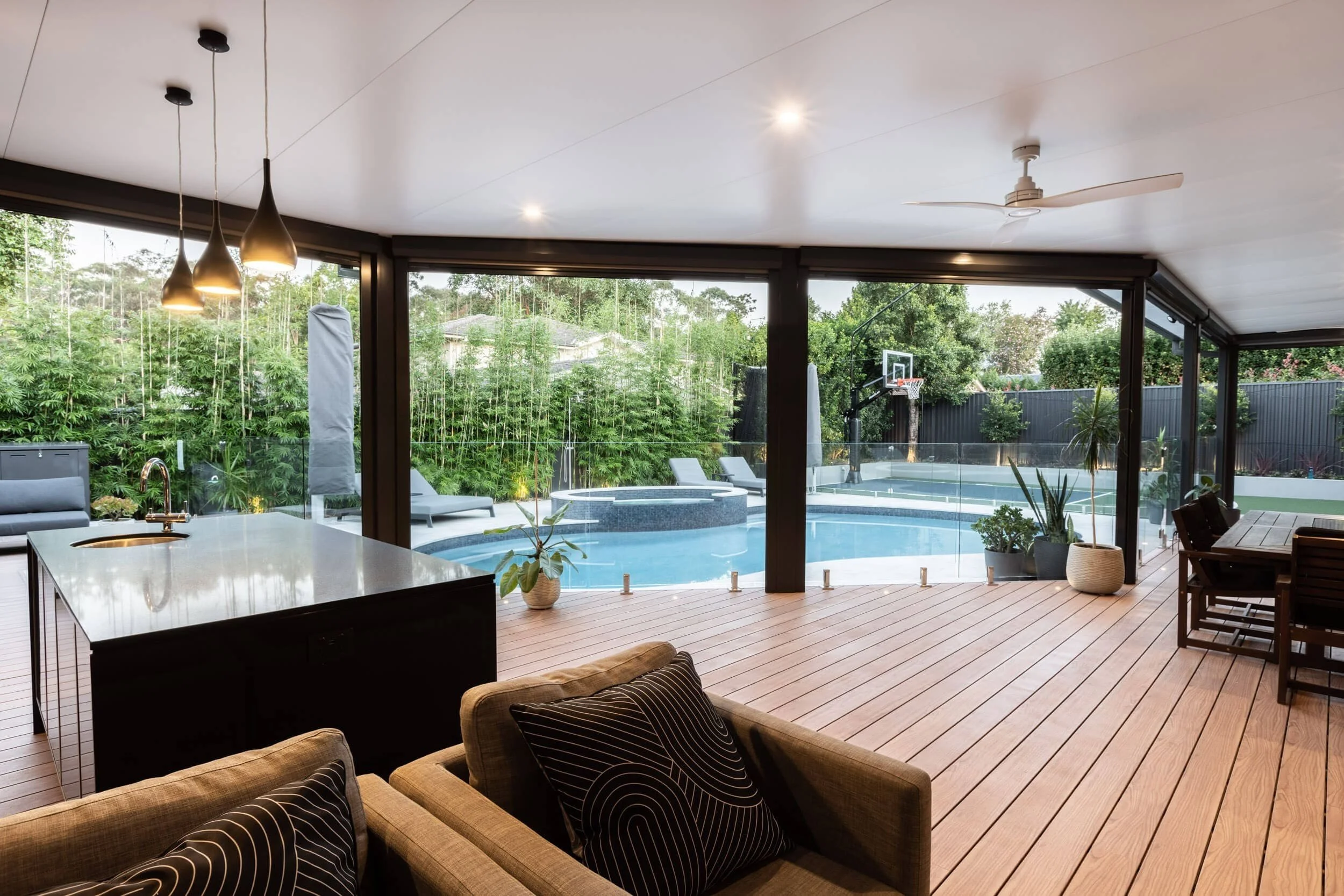Custom patio awning in Port Macquarie