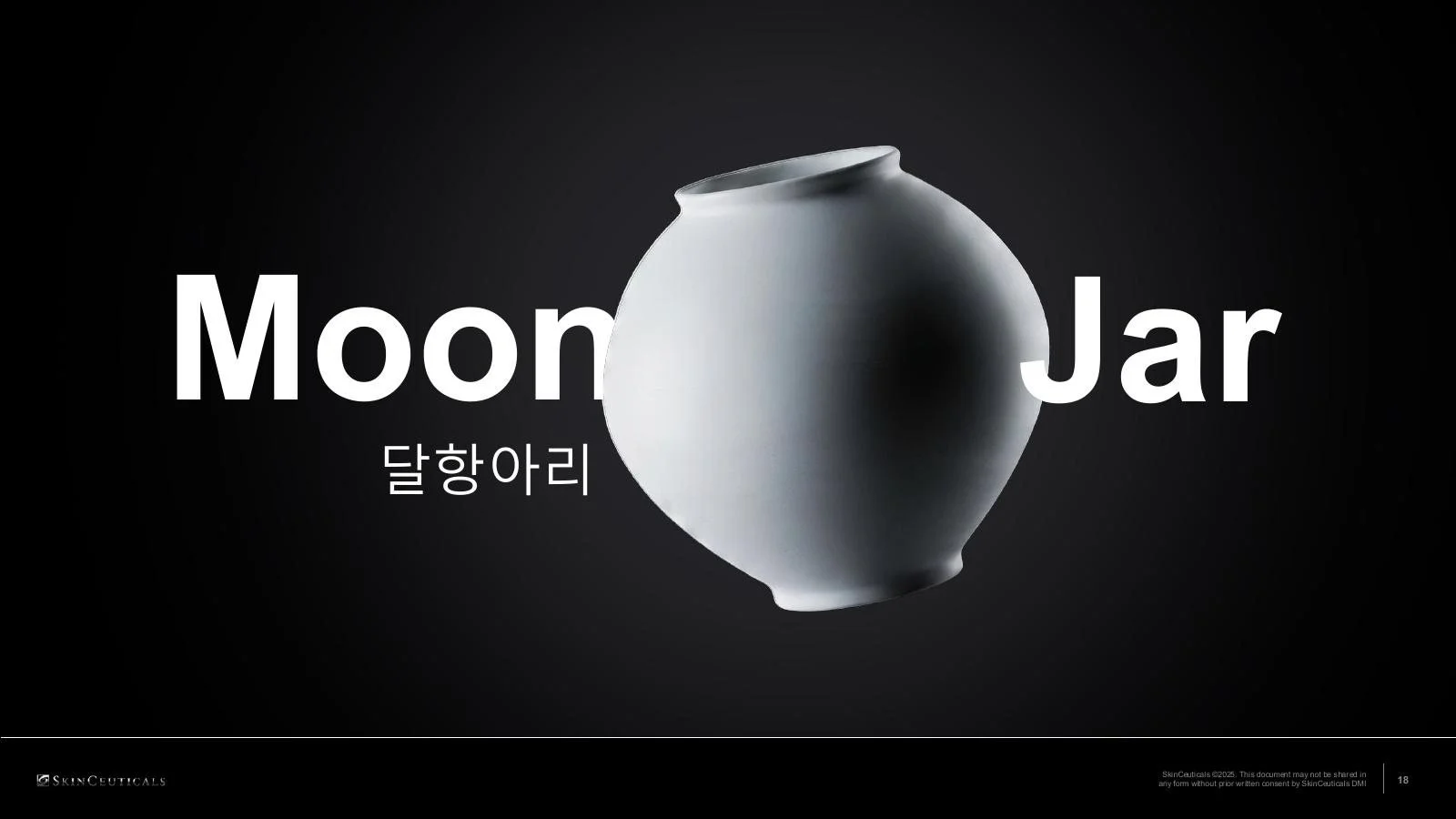 Moon Jar key visual with Korean lettering