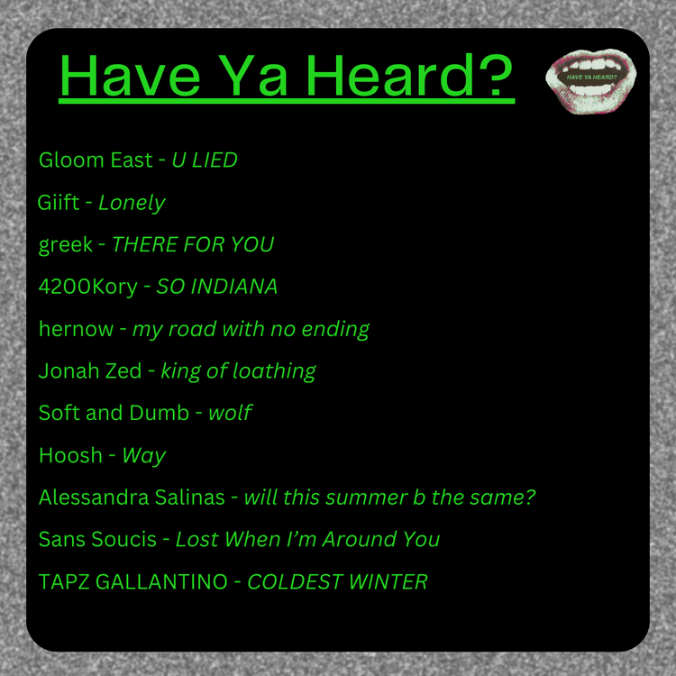 Have Ya Heard? Playlist
