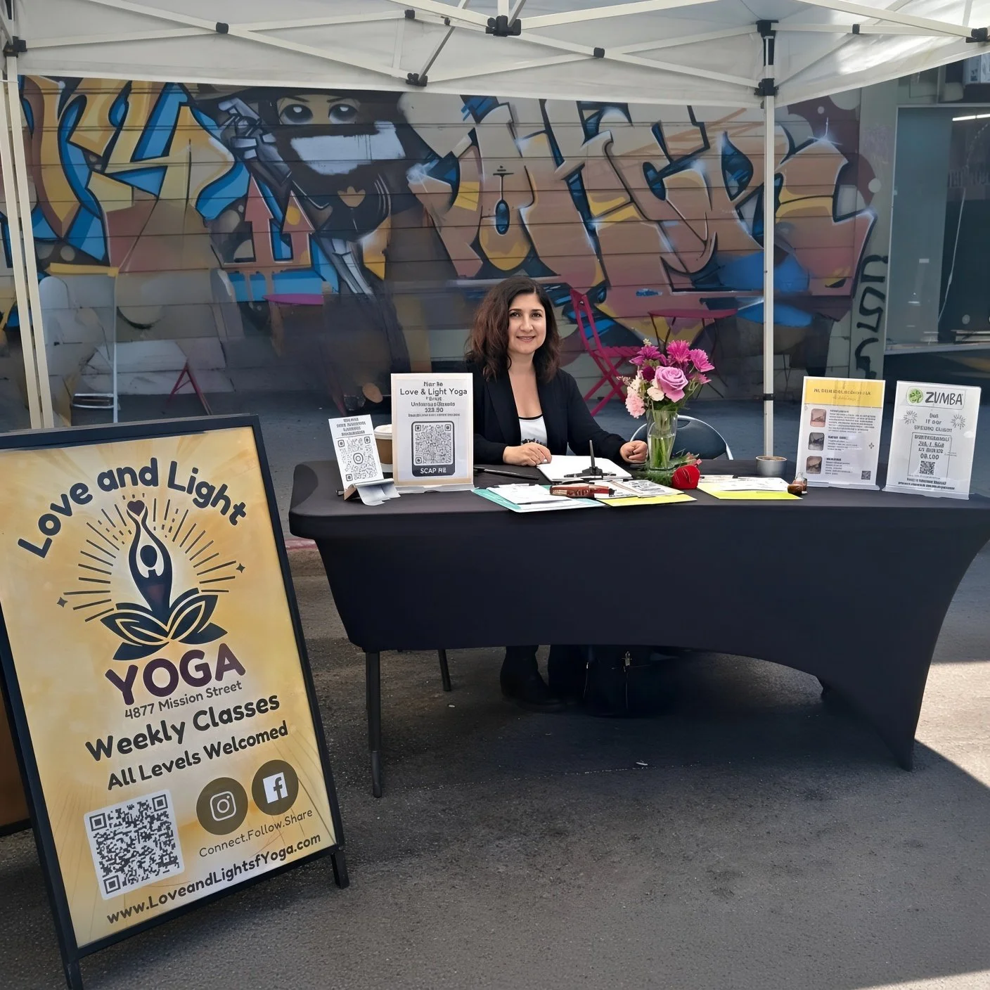 Yoga event at Love and Light