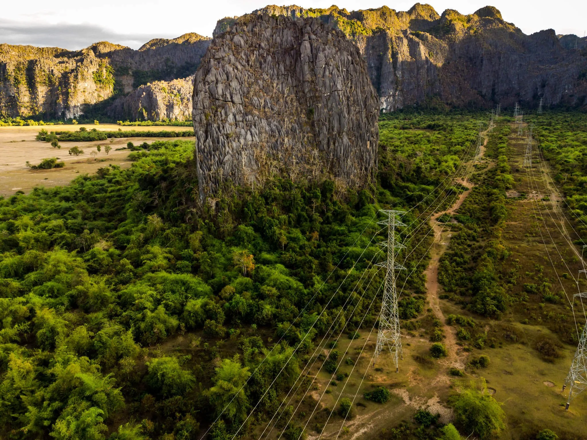 THPC power lines infrastructure photography