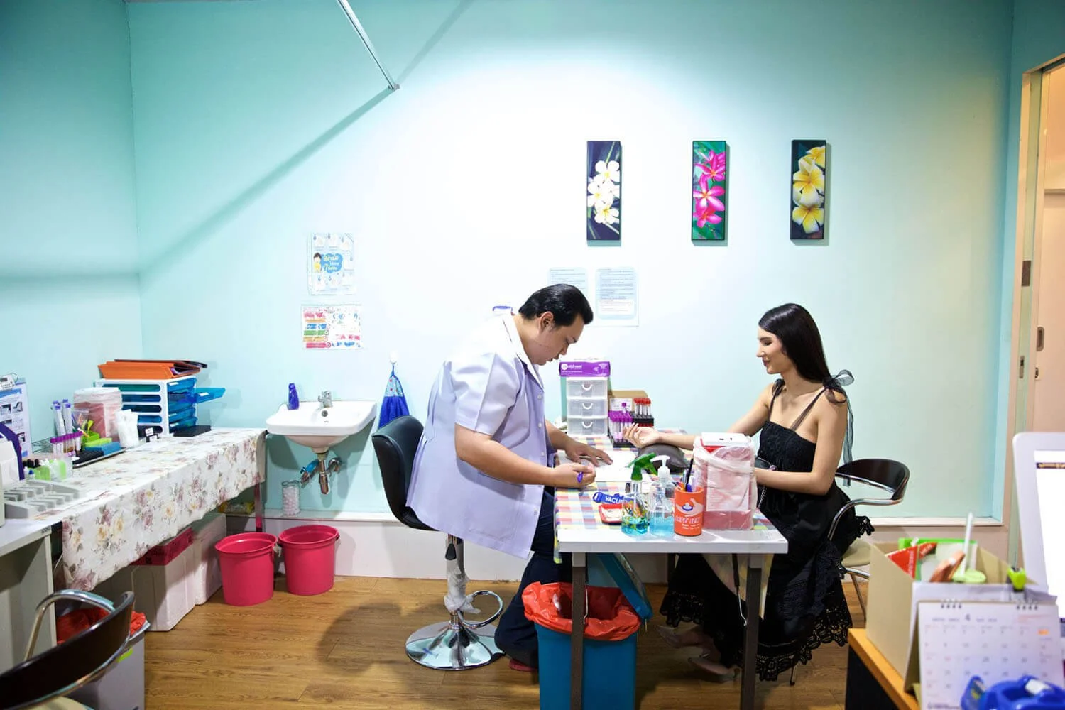 Health clinic operational photography for SWING Thailand