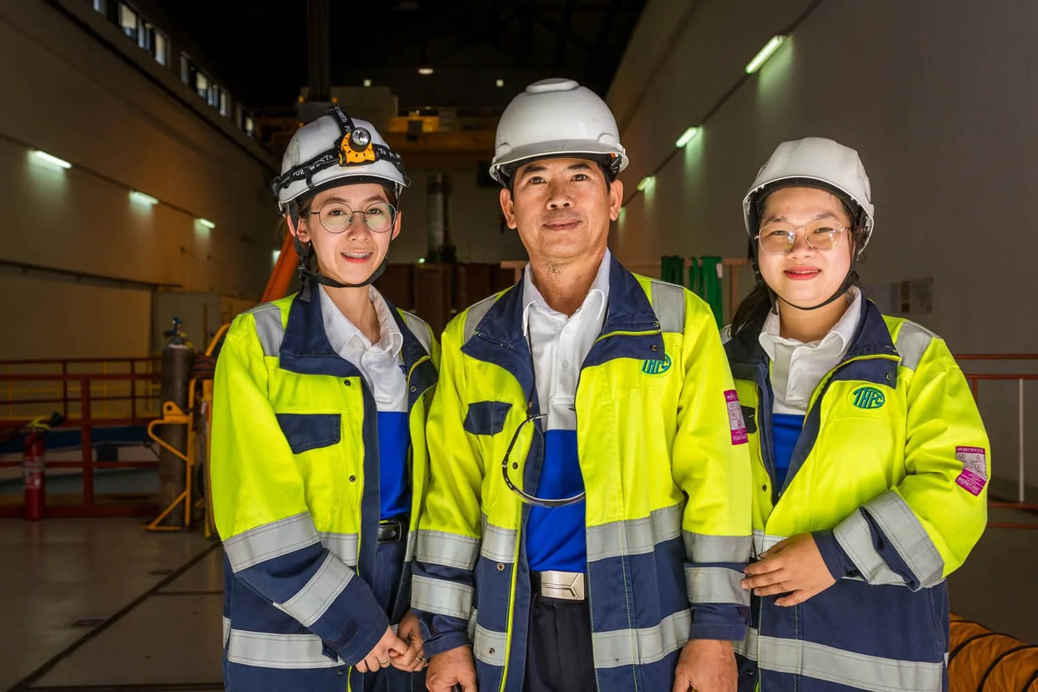 Professional portrait of THPC power plant staff