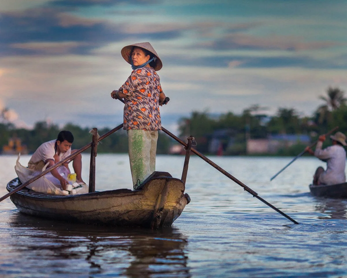 Vietnam Mekong Delta floating market photography