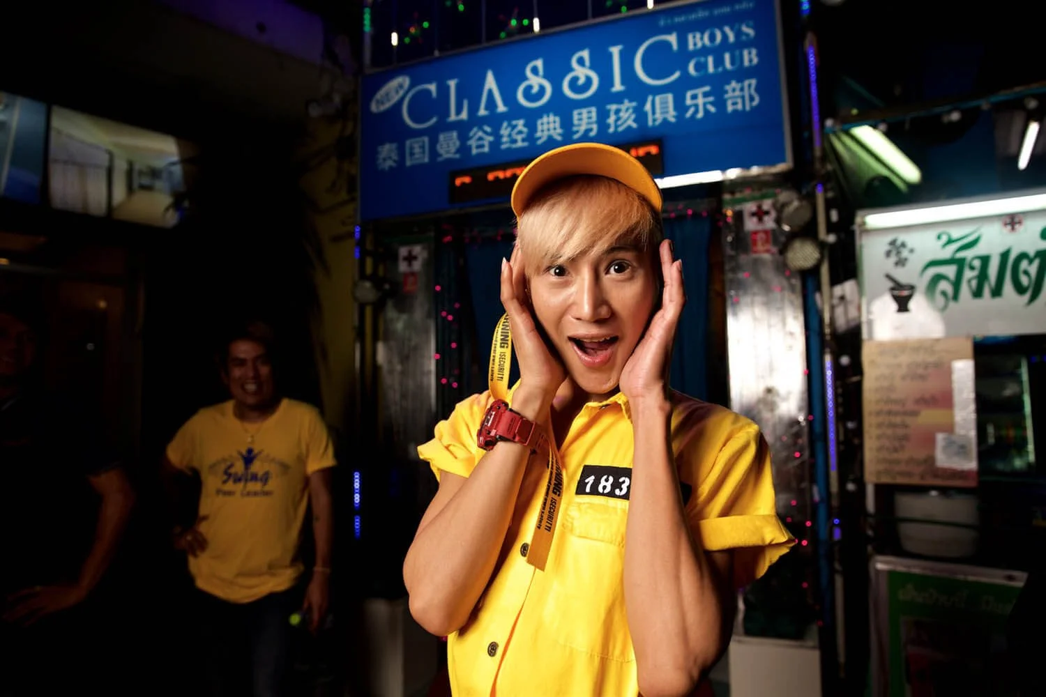 Host at a bar in Silom Bangkok for FHI360 Thailand