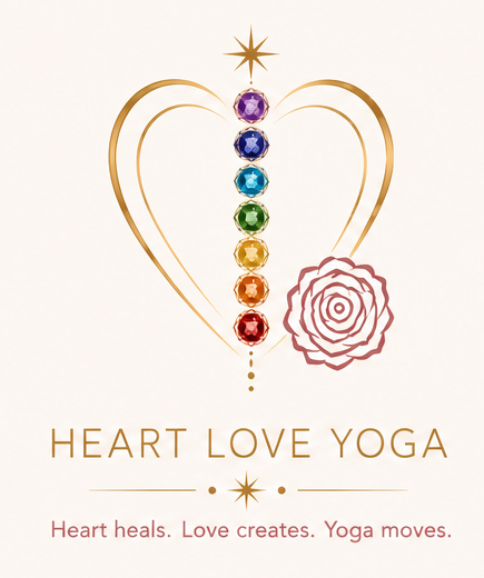 Heart Love Yoga ceremonial logo