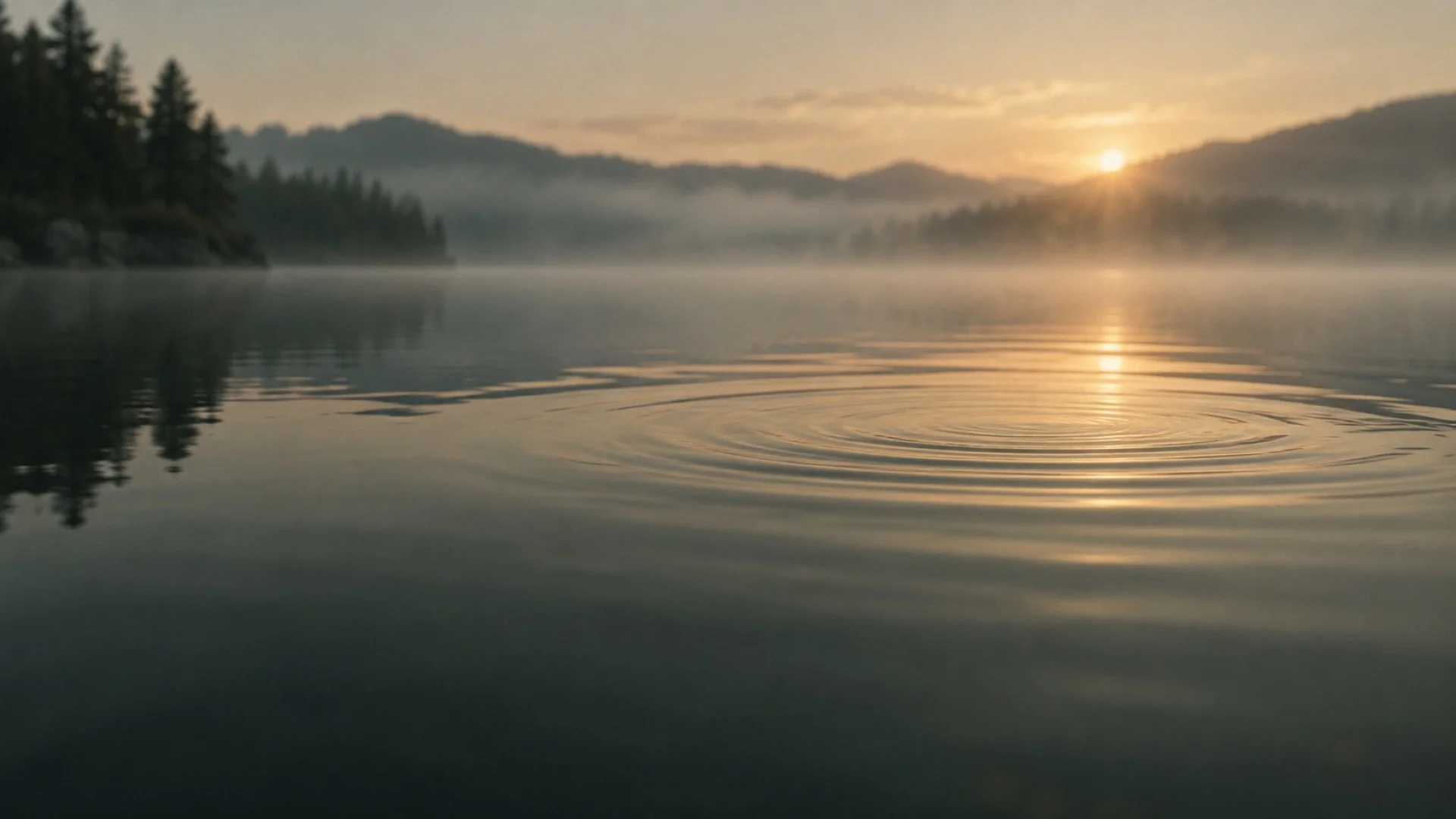 Calm, peaceful natural landscape
