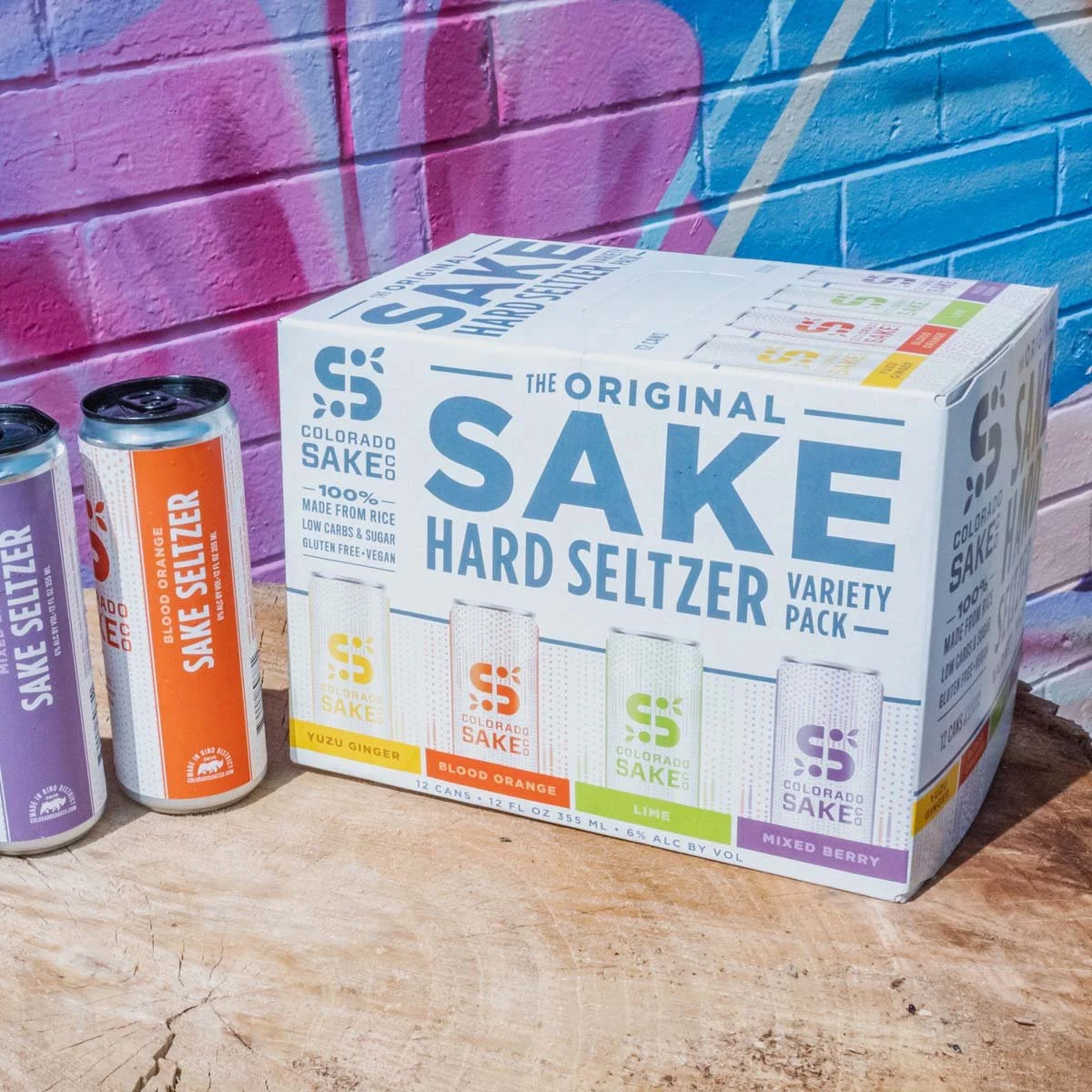 The Original Sake Hard Seltzer - Colorado Sake Co.’s 6% seltzer fermented from sake-kasu.