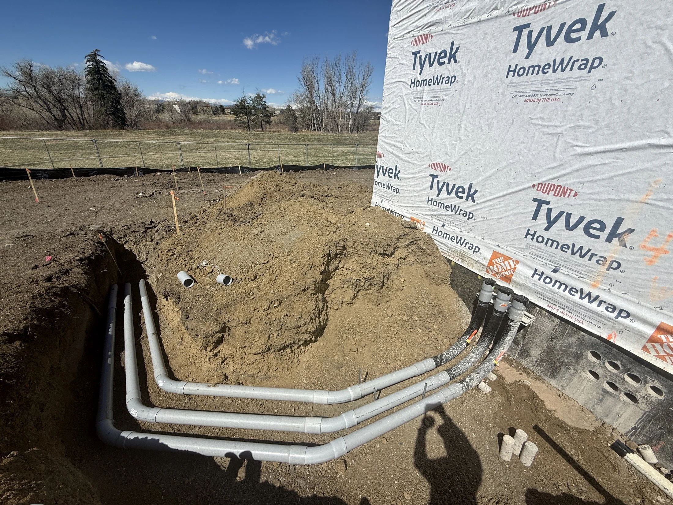 DNVR underground electrical raceways entering a building