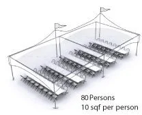 20x40 Seating 4