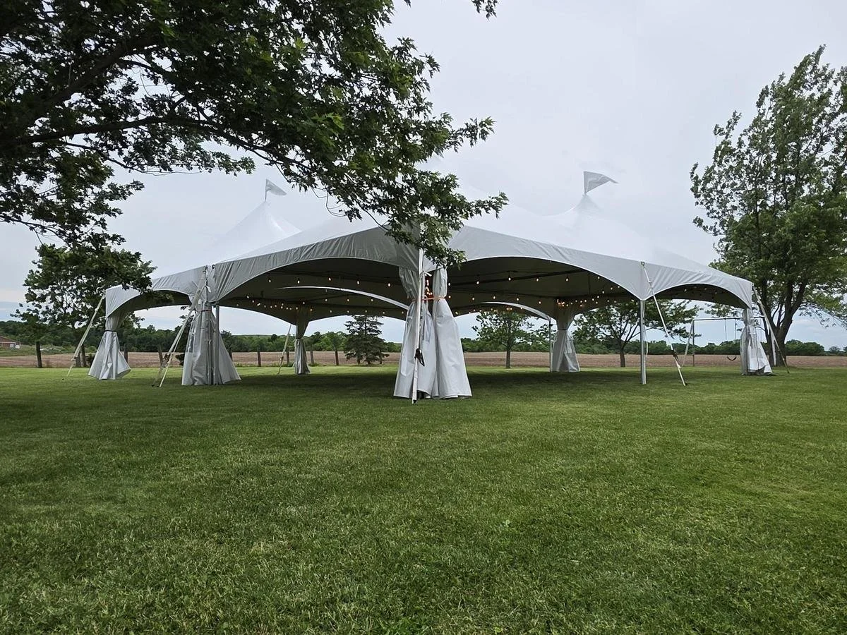 Elegant tent event