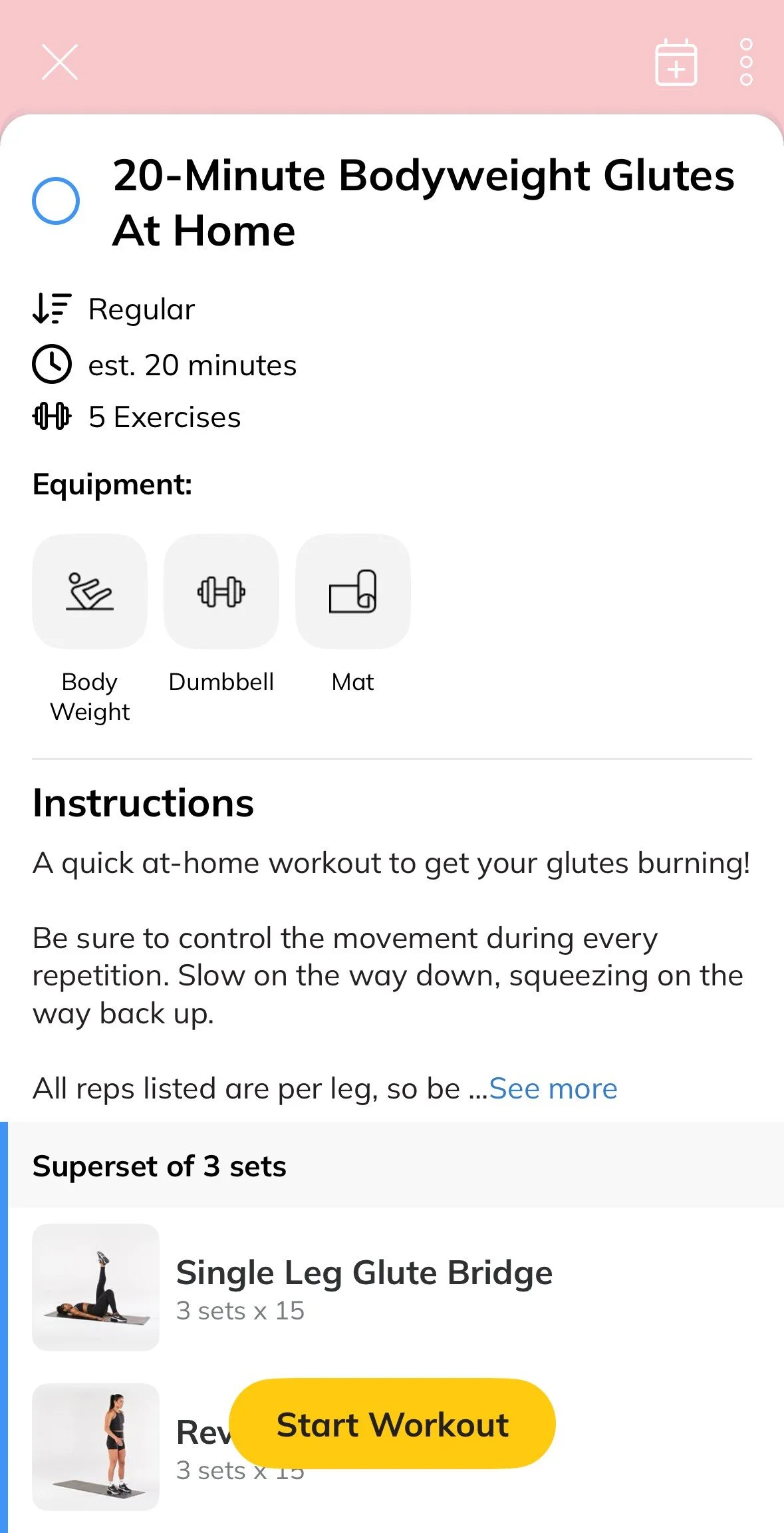 Guided Home Workouts