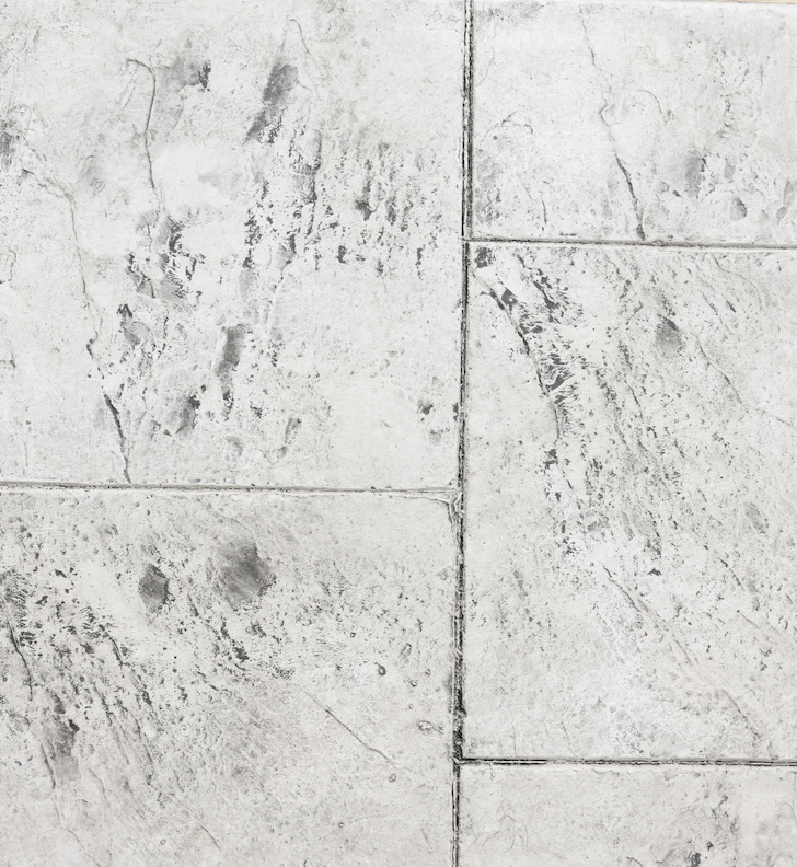 Small Rectangle stamped concrete
