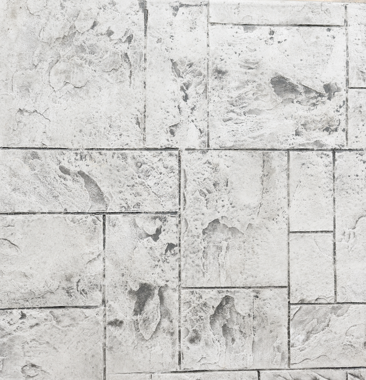 Large Rectangle stamped concrete