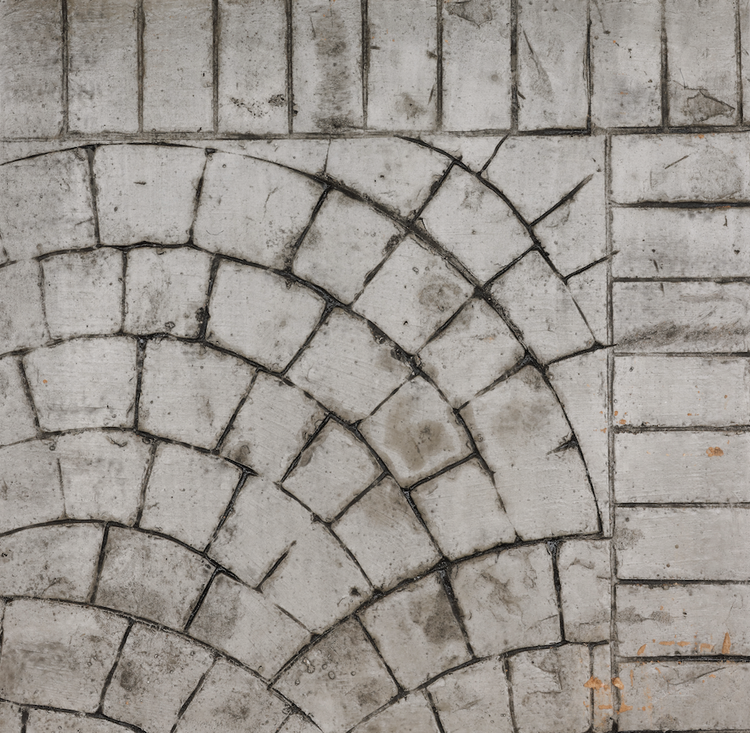 European Brick stamped concrete