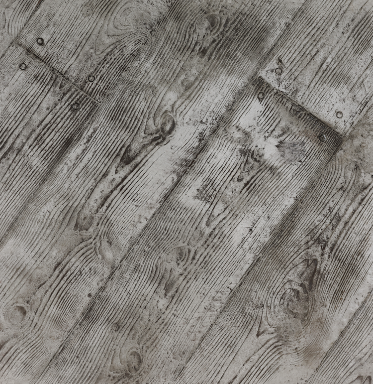 Wood Plank stamped concrete