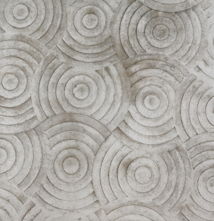 Illusion stamped concrete