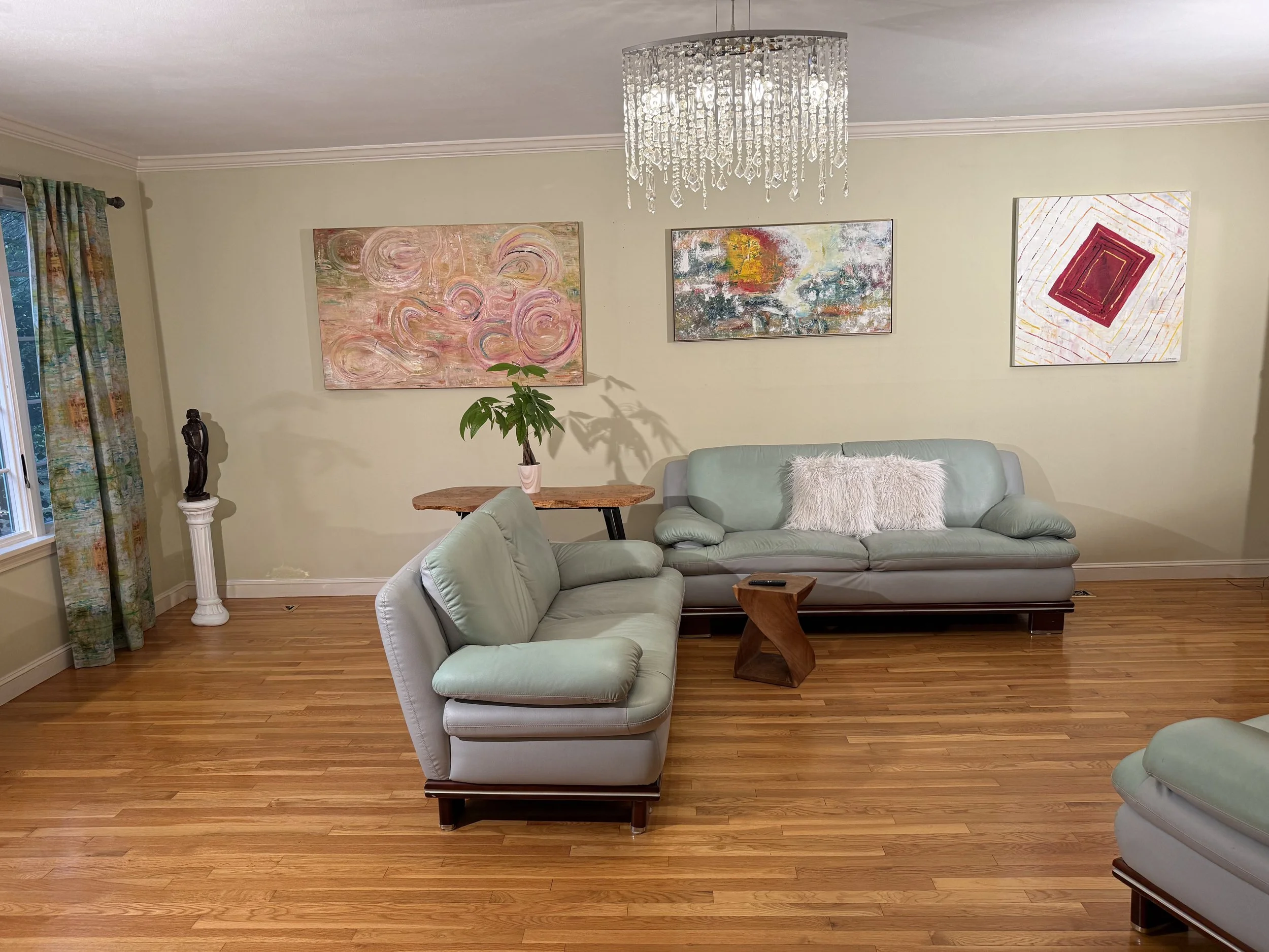 Irina Gorbman artwork installed in kitchen